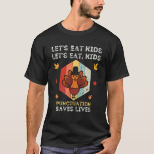 Camiseta Vamos Eat Kids Pontuação salva vidas Professora Th