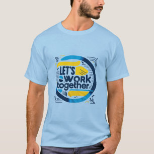 Camiseta Vamos em conjunto com marinho azul