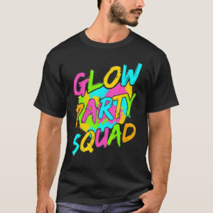 Camiseta Vamos em quadrado brilhante brilho maluco dos anos