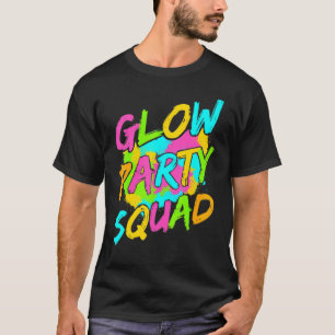 Camiseta Vamos em quadrado brilhante brilho maluco dos anos