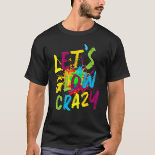 Camiseta Vamos em quadrado brilhante brilho maluco dos anos