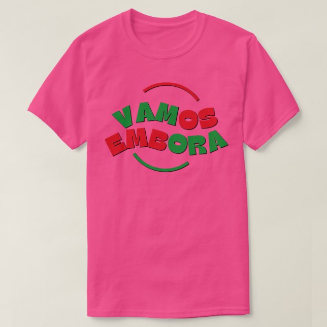 Camiseta Vamos embora (Frente do Design)