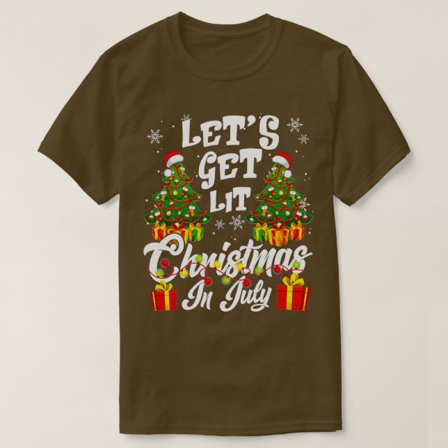 Camiseta Vamos Encerra O Natal Em Julho (Frente do Design)