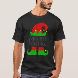 Camiseta Vamos Encher O Bebendo De Natal Engraçado