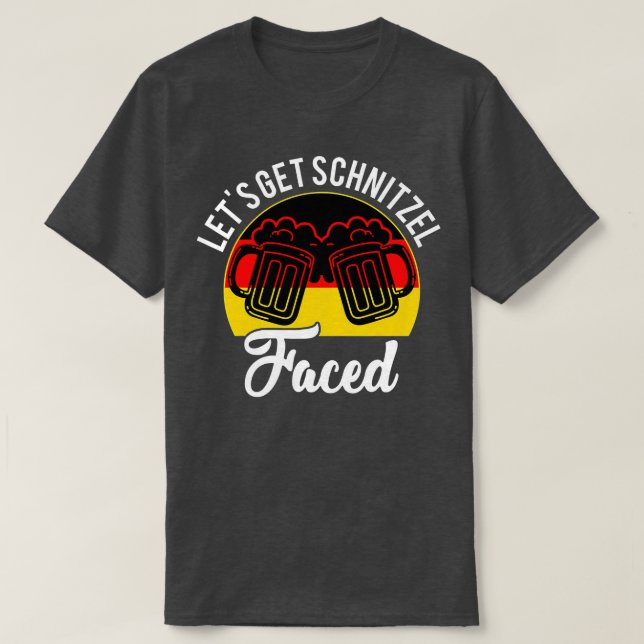 Camiseta Vamos Enfrentando Schnitzel Oktoberfest Alemanha F (Frente do Design)