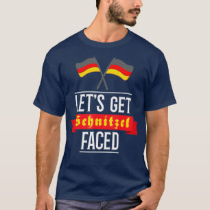 Camiseta Vamos Enfrentar Schnitzel Na Cerveja Alemã Oktobe