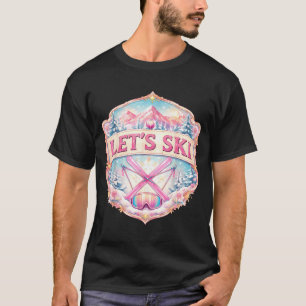 Camiseta Vamos estação de esqui mulher esquiadora esqui gar