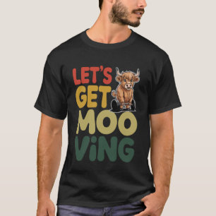 Camiseta Vamos Exercitar-nos Exercício Engraçado das Terras
