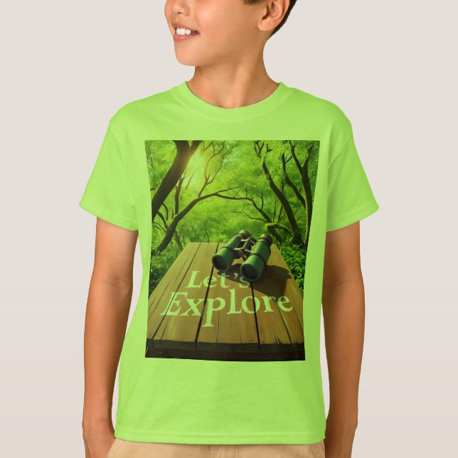 Camiseta Vamos explorar (Frente)