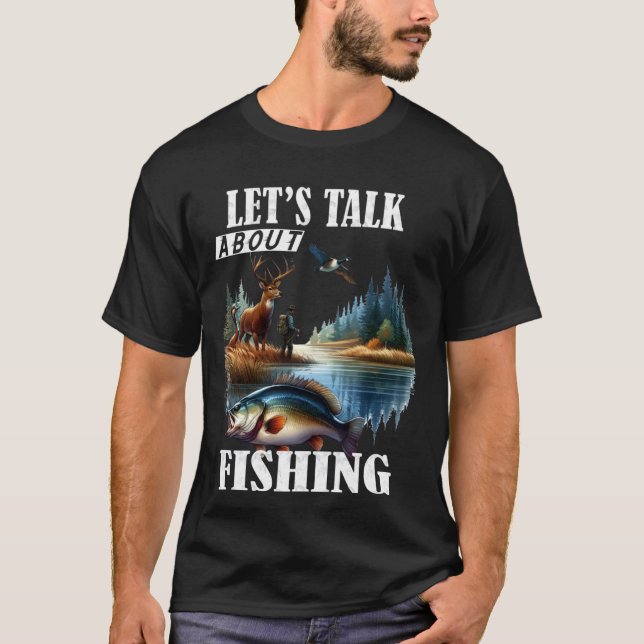 Camiseta Vamos fala sobre pesca (Frente)
