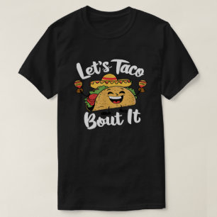 Camiseta Vamos Falar de Tacos – Pun de Taco Fofo para Amant