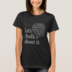 Camiseta Vamos falar sobre isso Escalada Humor Giz