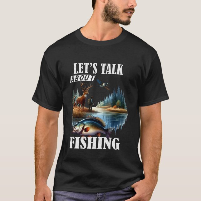 Camiseta Vamos falar sobre Pesca (Frente)