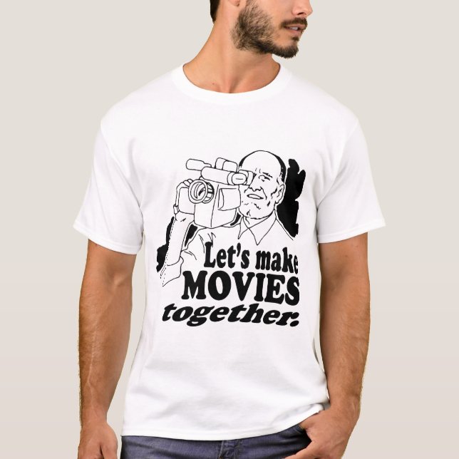CAMISETA VAMOS FAZER FILMES JUNTOS (Frente)