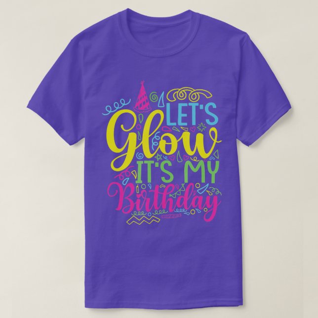 Camiseta Vamos fazer meu aniversário para meninas no aniver (Frente do Design)