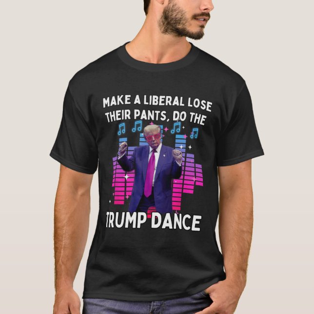 Camiseta Vamos Fazer O Trump Dance - Família Trump Presente (Frente)