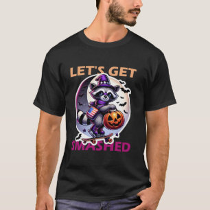 Camiseta Vamos fazer uma fantasia de guaxinim engraçado 202