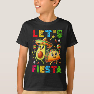 Camiseta Vamos Festa Taco Abacate Divertido Cinco De Maio M
