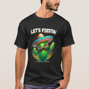 Camiseta Vamos Festejar Cinco de Maio Cacto de Dabbing Bigo