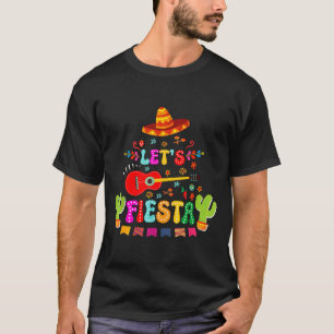 Camiseta Vamos festejar cinco de maio homens engraçados fes