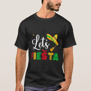 Camiseta Vamos Festejar Cinco De Mayo Festa Mexicana Mulher