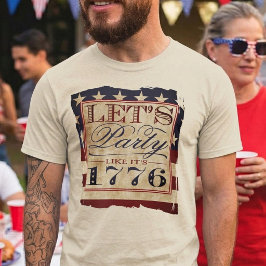 Camiseta Vamos Festejar Como Se Fosse 1776 | Vintage 4 De J