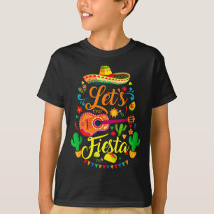 Camiseta Vamos festejar feliz cinco de maio sombrero mexica