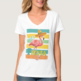 Camiseta Vamos Festejar Flamingo Cinco De Mayo
