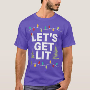 Camiseta Vamos Fica Engraçado Bebendo De Natal Xma