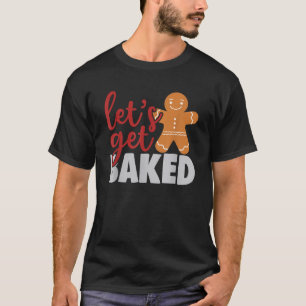 Camiseta Vamos Ficar Assados Homem de Biscoito de Gengibre