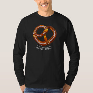 Camiseta Vamos Ficar Emaranhados, Pão Pretzel Trocadilho, P