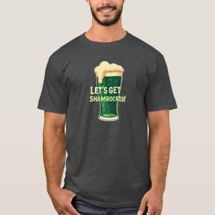 Camiseta Vamos Ficar Envergonhados Design irlandês Engraçad