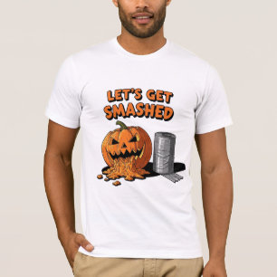 Camiseta Vamos Ficar Esmagados Piada de Abóbora de Hallowee