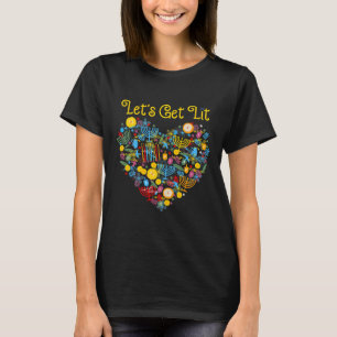 Camiseta Vamos Ficar Felizes Hanukkah Chanukah