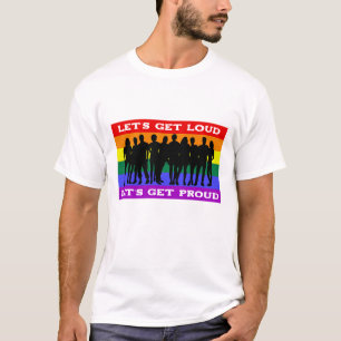 Camiseta Vamos ficar loucos, vamos ter orgulho LGBTQ