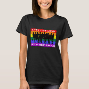Camiseta Vamos ficar loucos, vamos ter orgulho LGBTQ