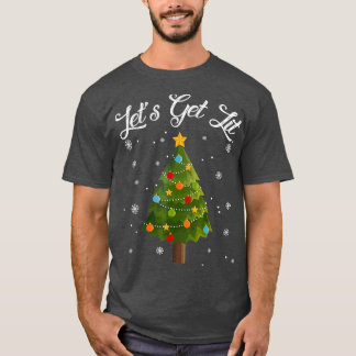 Camiseta Vamos Ficar Na Árvore De Natal Engraçado Presente