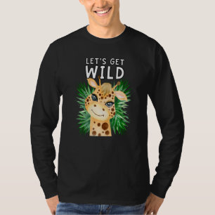 Camiseta Vamos Ficar Selvagens Festa Safari de Animais do Z