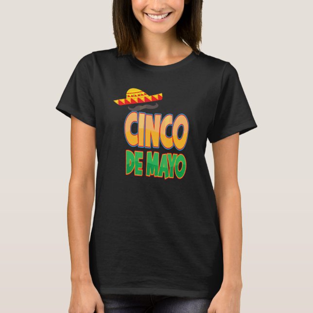 Camiseta Vamos Fiesta 5 De Mayo Viva México (Frente)
