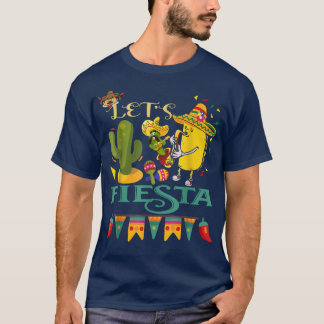Camiseta Vamos Fiesta Avocado E Tacos Cinco De Mayo Mexican