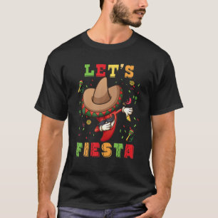 Camiseta Vamos Fiesta Cinco De Mayo Dabbing Chili Mexico Pa