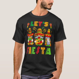 Camiseta Vamos Fiesta Cinco De Mayo Gnomos Latinos Mexicano