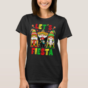 Camiseta Vamos Fiesta Cinco De Mayo Gnomos Latinos Mexicano