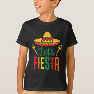 Camiseta Vamos Fiesta Cinco De Mayo Mexicano Guitar Sombrer