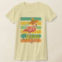 Camiseta Vamos Fiesta Flamingo Cinco De Mayo