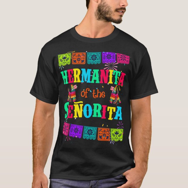 Camiseta Vamos Fiesta Hermanita da Senhorita Bir Mexicana (Frente)