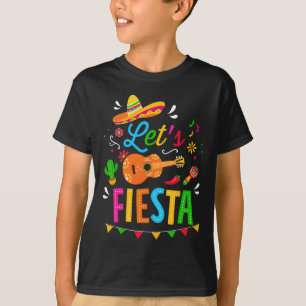 Camiseta Vamos Fiesta Para A Festa Engraçada Cinco De Mayo