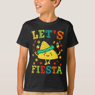 Camiseta Vamos Fiesta Taco Cinco De Mayo Boys Men Kids Mexi