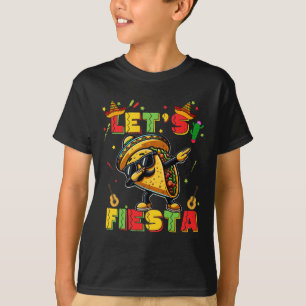 Camiseta Vamos Fiesta Taco Cinco De Mayo Boys Men Kids Mexi
