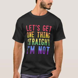 Camiseta Vamos ganhe uma coisa Hetero Eu não sou Orgulho ga